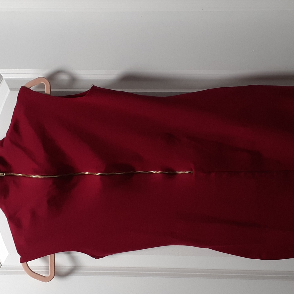 Burgundy Midi Dress Size M